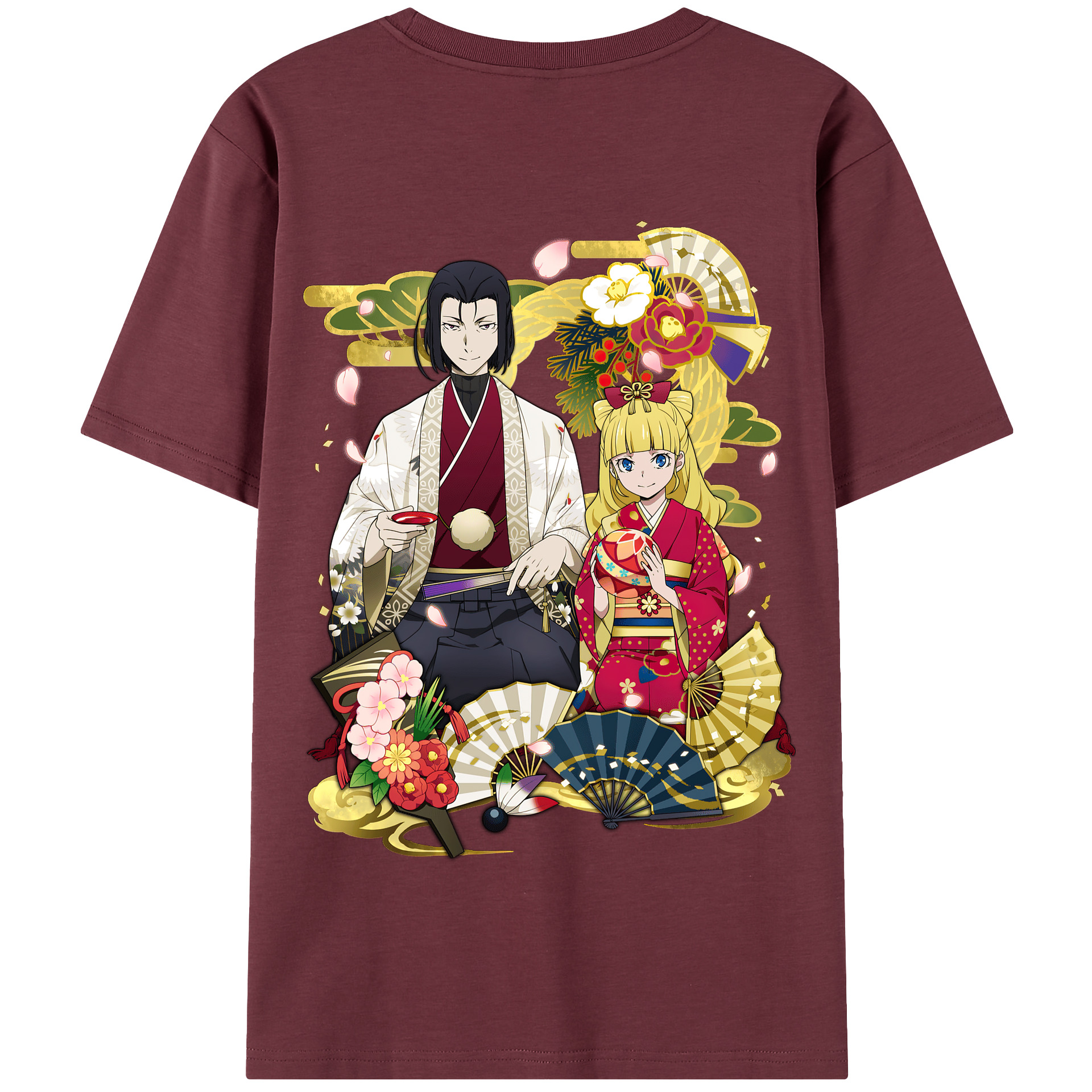 （画像用） 文豪ストレイドッグス Bungo Stray Dogs 綿100％半袖Tシャツ（背面プリント）